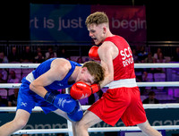 Team Scotlands Nick Devlin competes in the 60kg class