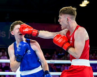 Team Scotlands Nick Devlin competes in the 60kg class
