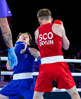 Team Scotlands Nick Devlin competes in the 60kg class