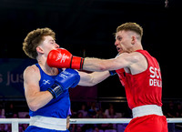 Team Scotlands Nick Devlin competes in the 60kg class
