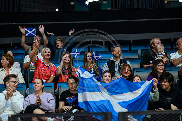 Team Scotland v New Zealand netball