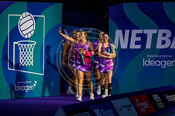 Team Scotland v New Zealand netball
