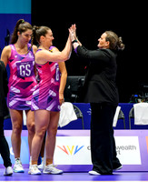 Team Scotland v New Zealand netball
