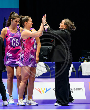 Team Scotland v New Zealand netball
