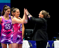 Team Scotland v New Zealand netball