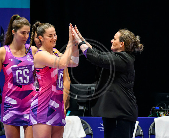 Team Scotland v New Zealand netball