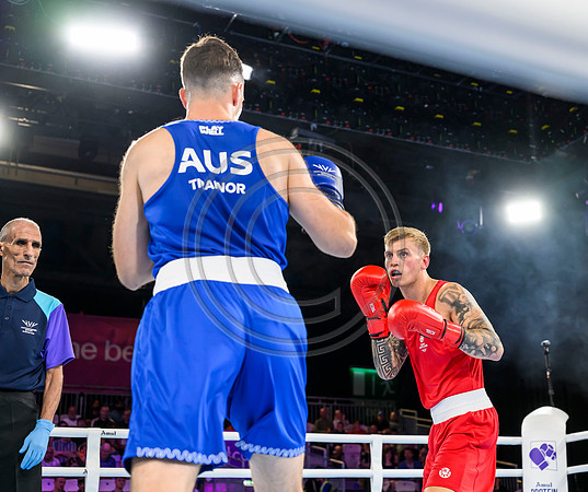 Boxing - Scotlands Alan Perrie competes in the men's 80kg