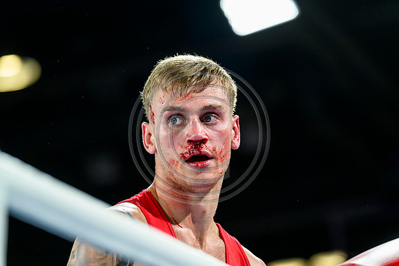 Boxing - Scotlands Alan Perrie competes in the men's 80kg