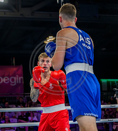 Boxing - Scotlands Alan Perrie competes in the men's 80kg