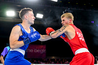 Boxing - Scotlands Alan Perrie competes in the men's 80kg