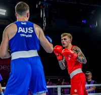 Boxing - Scotlands Alan Perrie competes in the men's 80kg