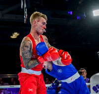 Boxing - Scotlands Alan Perrie competes in the men's 80kg