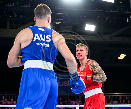 Boxing - Scotlands Alan Perrie competes in the men's 80kg