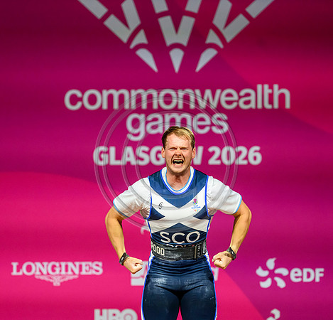 Angus Doig men's 88kg weightlifting
