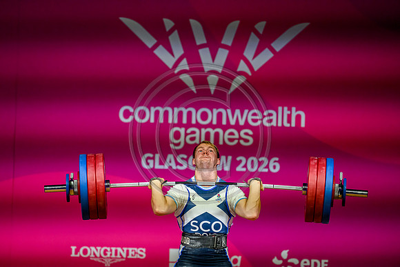 Angus Doig men's 88kg weightlifting