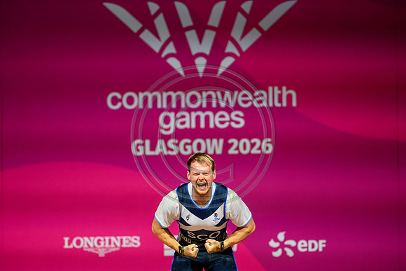 Angus Doig men's 88kg weightlifting