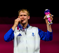 Angus Doig men's 88kg weightlifting