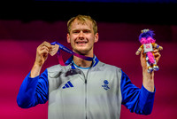 Angus Doig men's 88kg weightlifting