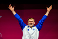 Angus Doig men's 88kg weightlifting
