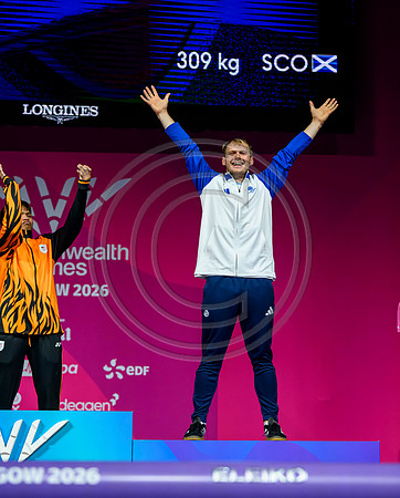 Angus Doig men's 88kg weightlifting