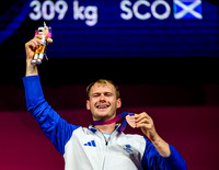 Angus Doig men's 88kg weightlifting
