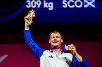Angus Doig men's 88kg weightlifting