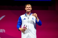 Angus Doig men's 88kg weightlifting