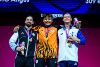 Angus Doig men's 88kg weightlifting