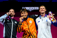 Angus Doig men's 88kg weightlifting