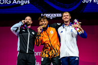 Angus Doig men's 88kg weightlifting