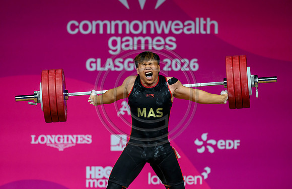 Angus Doig men's 88kg weightlifting