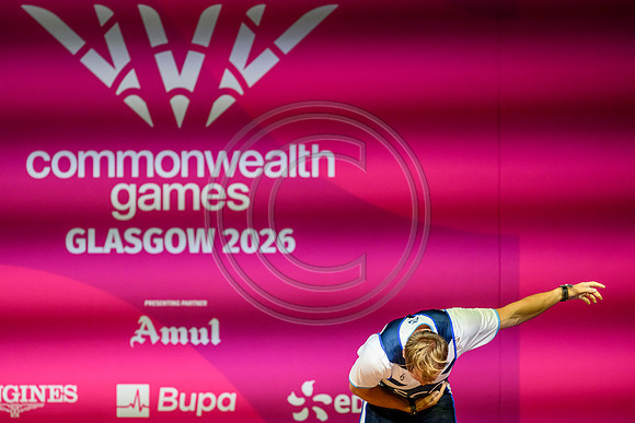 Angus Doig men's 88kg weightlifting