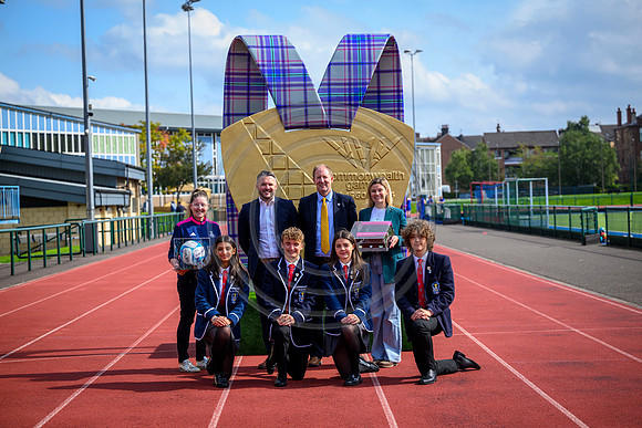 Glasgow 2026 presentation at Hutchesons' Grammar School