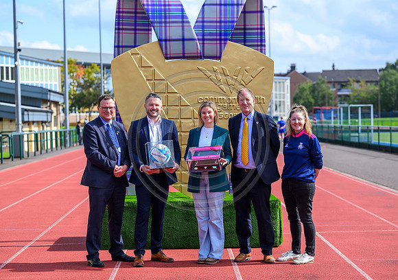 Glasgow 2026 presentation at Hutchesons' Grammar School