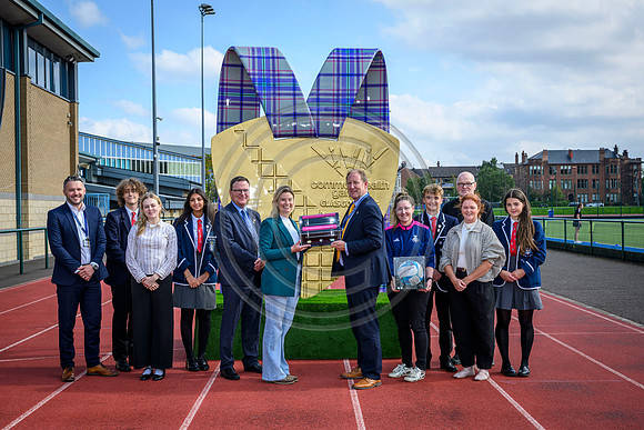 Glasgow 2026 presentation at Hutchesons' Grammar School