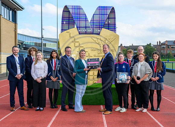 Glasgow 2026 presentation at Hutchesons' Grammar School