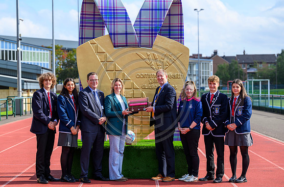 Glasgow 2026 presentation at Hutchesons' Grammar School