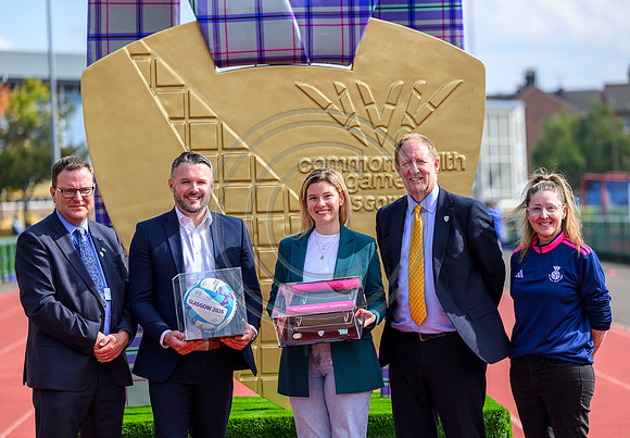 Glasgow 2026 presentation at Hutchesons' Grammar School