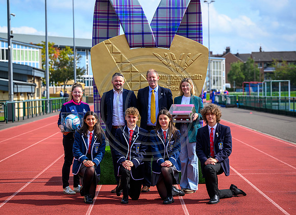 Glasgow 2026 presentation at Hutchesons' Grammar School
