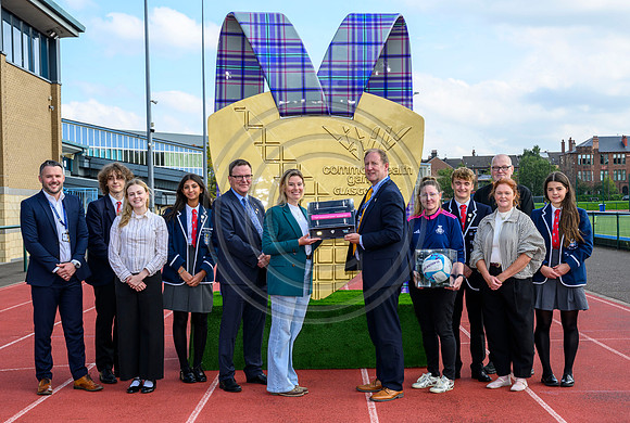 Glasgow 2026 presentation at Hutchesons' Grammar School