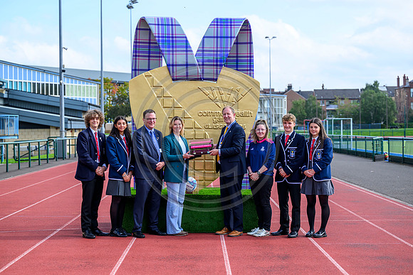 Glasgow 2026 presentation at Hutchesons' Grammar School
