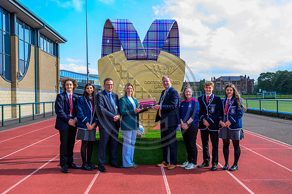 Glasgow 2026 presentation at Hutchesons' Grammar School