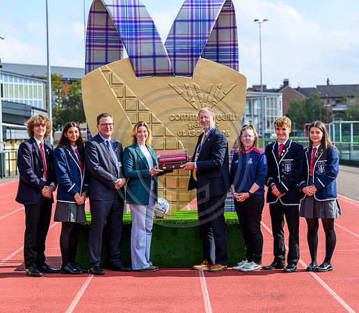 Glasgow 2026 presentation at Hutchesons' Grammar School