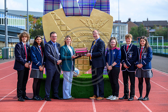 Glasgow 2026 presentation at Hutchesons' Grammar School