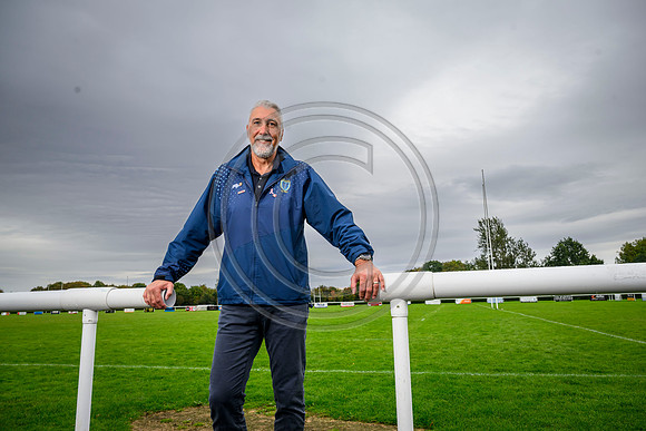 Falkirk Rugby Club Presedent Bill Faulds