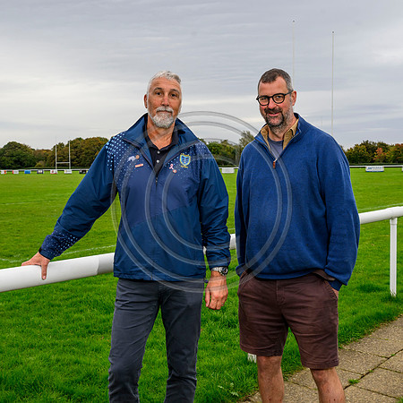 Falkirk Rugby Club Presedent Bill Faulds