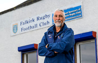 Falkirk Rugby Club Presedent Bill Faulds