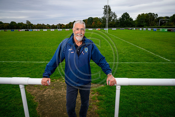 Falkirk Rugby Club Presedent Bill Faulds