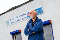 Falkirk Rugby Club Presedent Bill Faulds