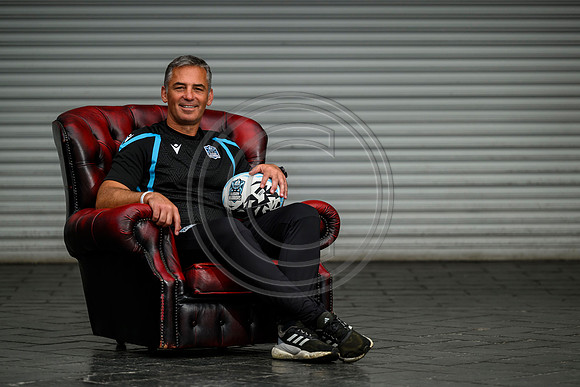 Warriors Head Coach Franco Smith and George Horne